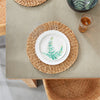 seagrass round placemat