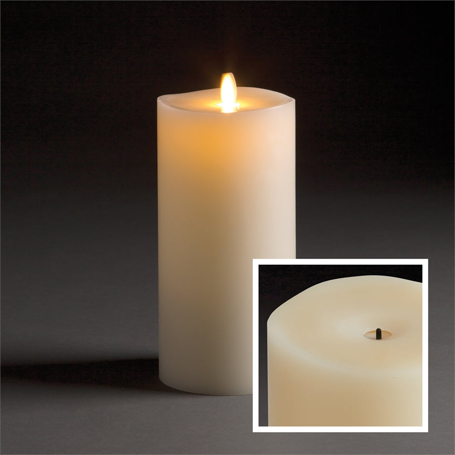 lightli wick-to-flame candle pillars