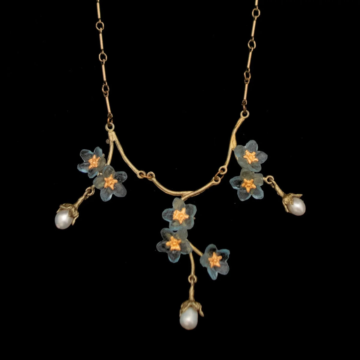 Forget Me Not 16 Necklace, Dainty