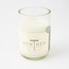 Rewined rose soy candle
