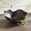 bronze organic large decorative bowl