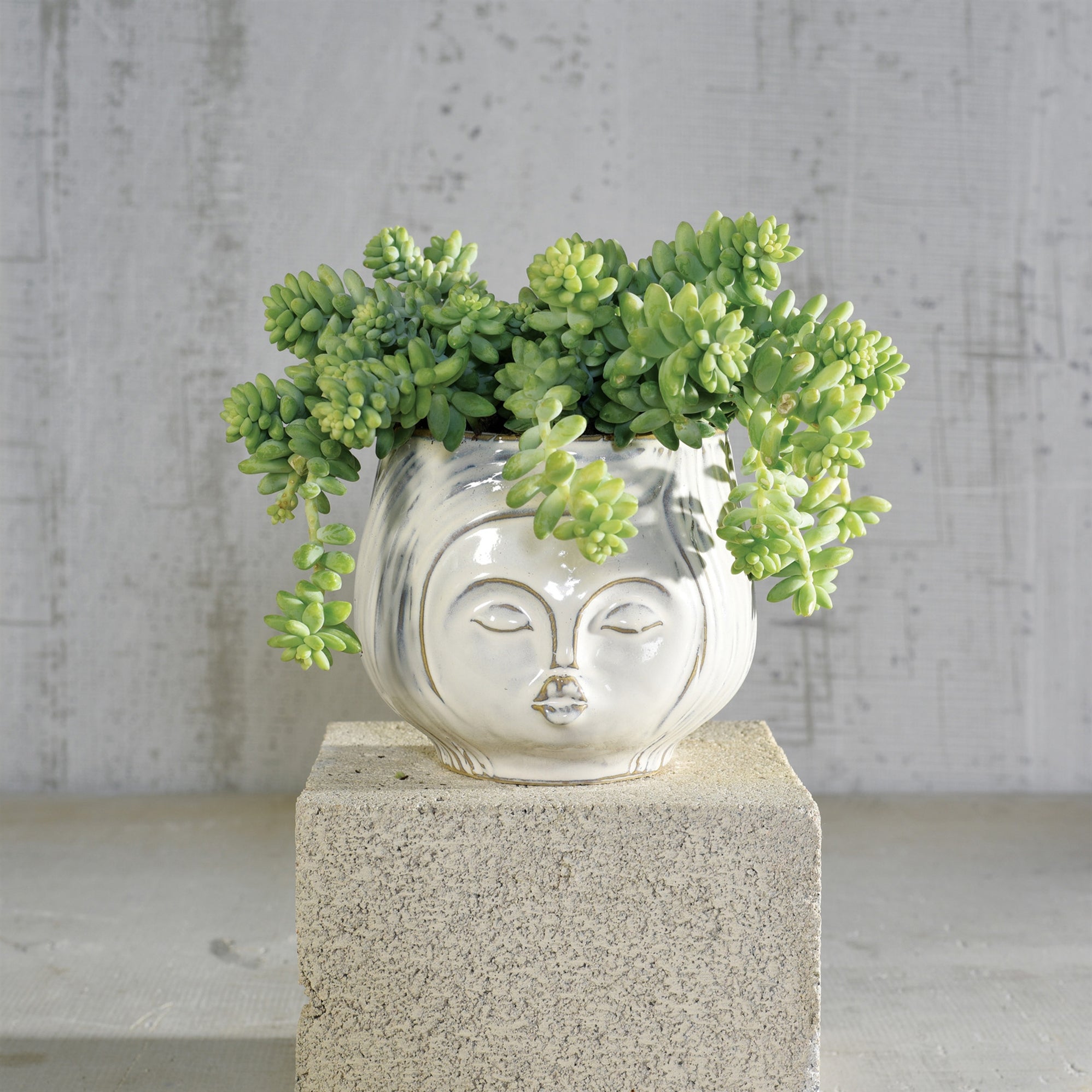 Pucker Up & Rory Face Vases