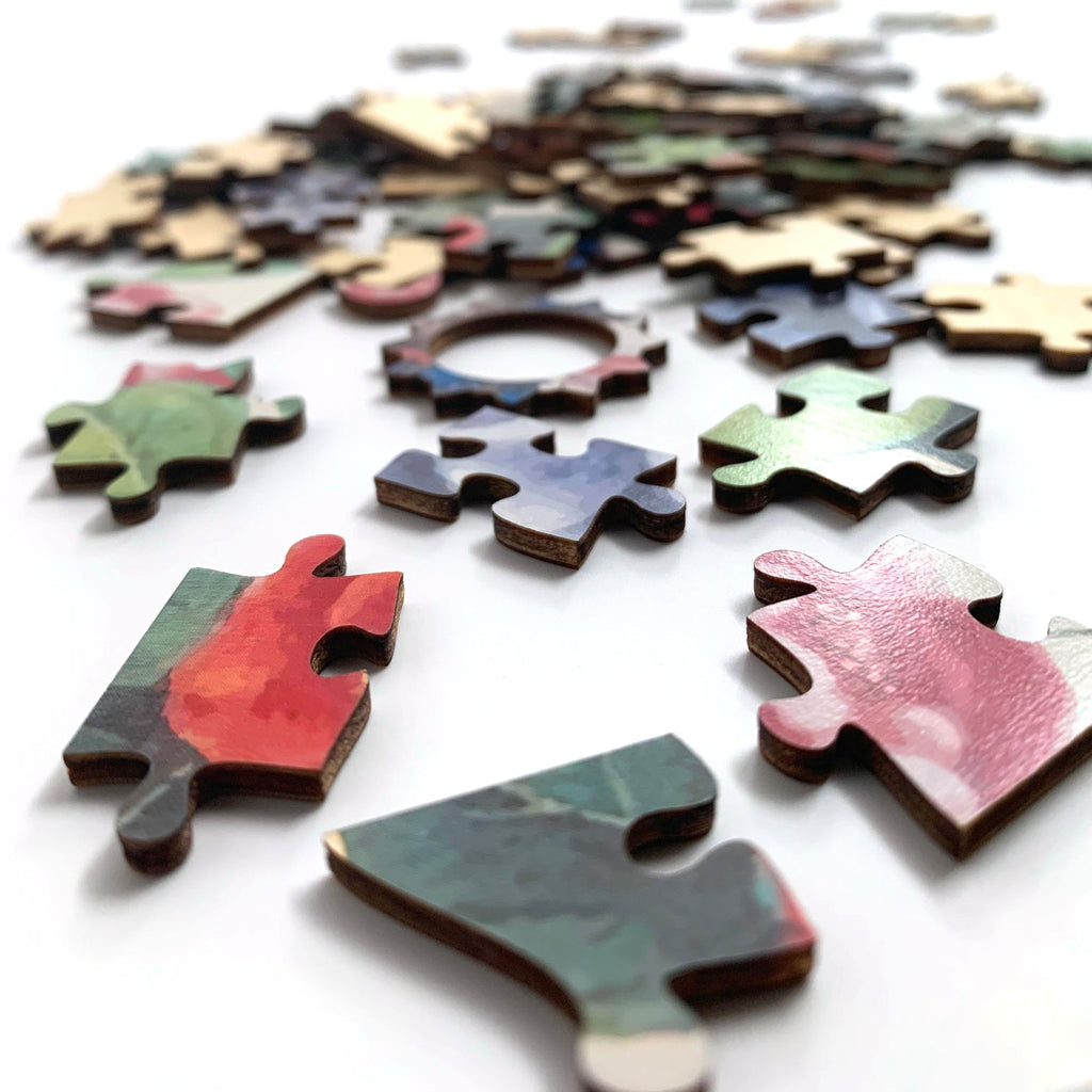 Vintage Botanicals, 250 Piece Wooden Jigsaw Puzzle– At Home Designs of ...
